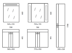  Тумба под раковину Point 80 белая – фотография-2